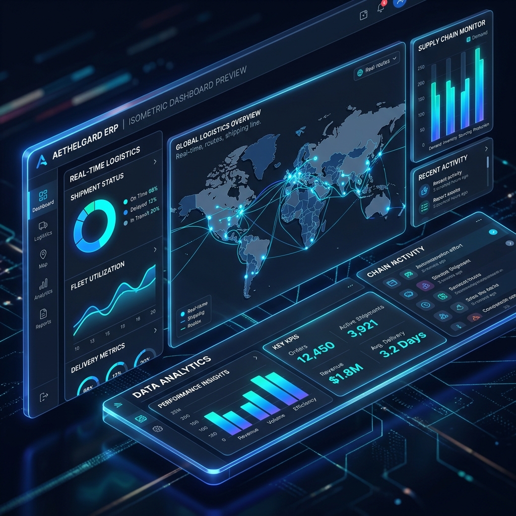 ERP Cloud Dashboard